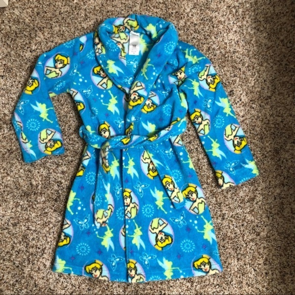 Tinkerbell fleece robe‎ Disney Fairies size 7/8